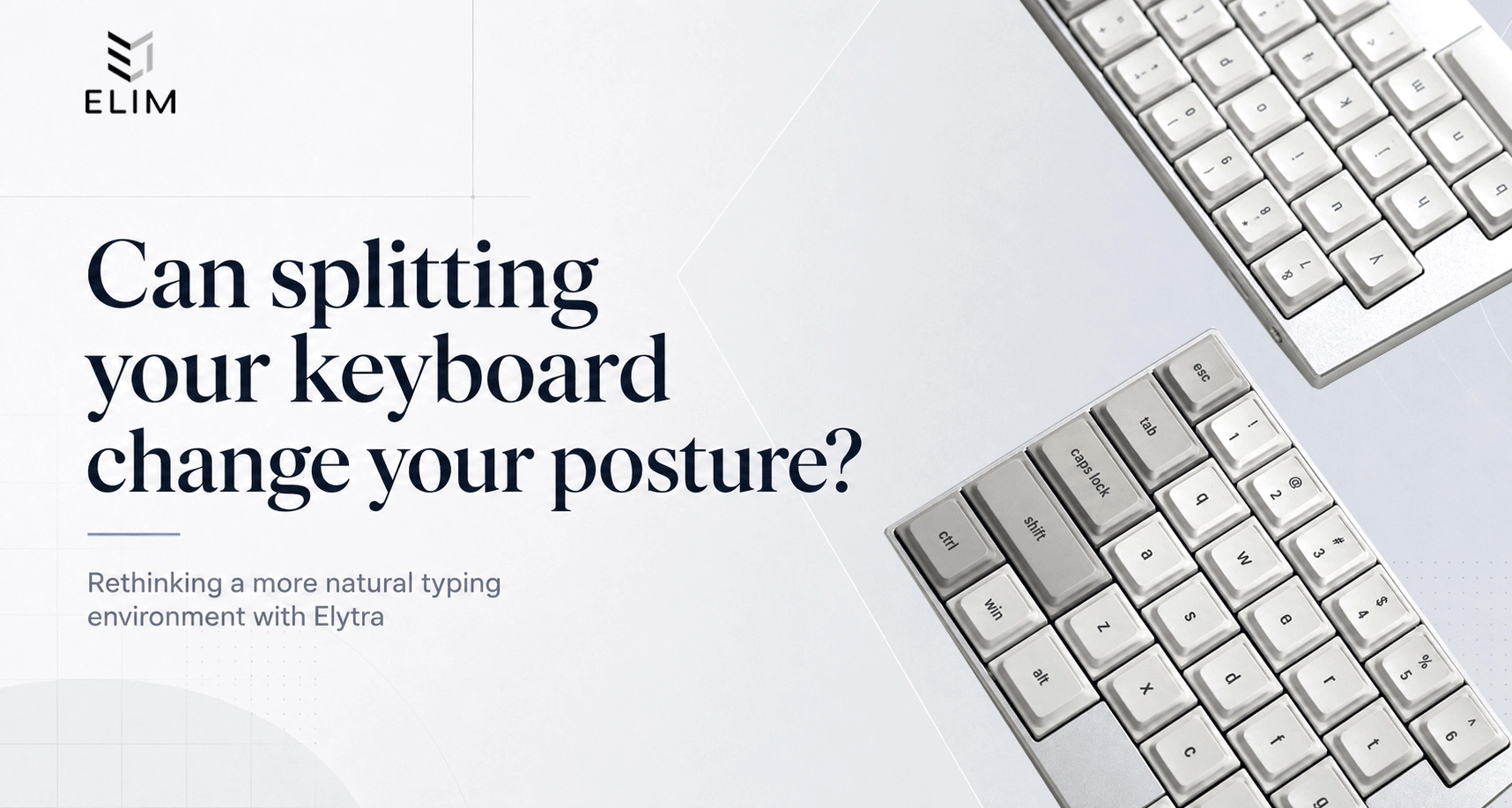 Are Split Keyboards More Ergonomic? What Elytra Shows About Everyday Typing