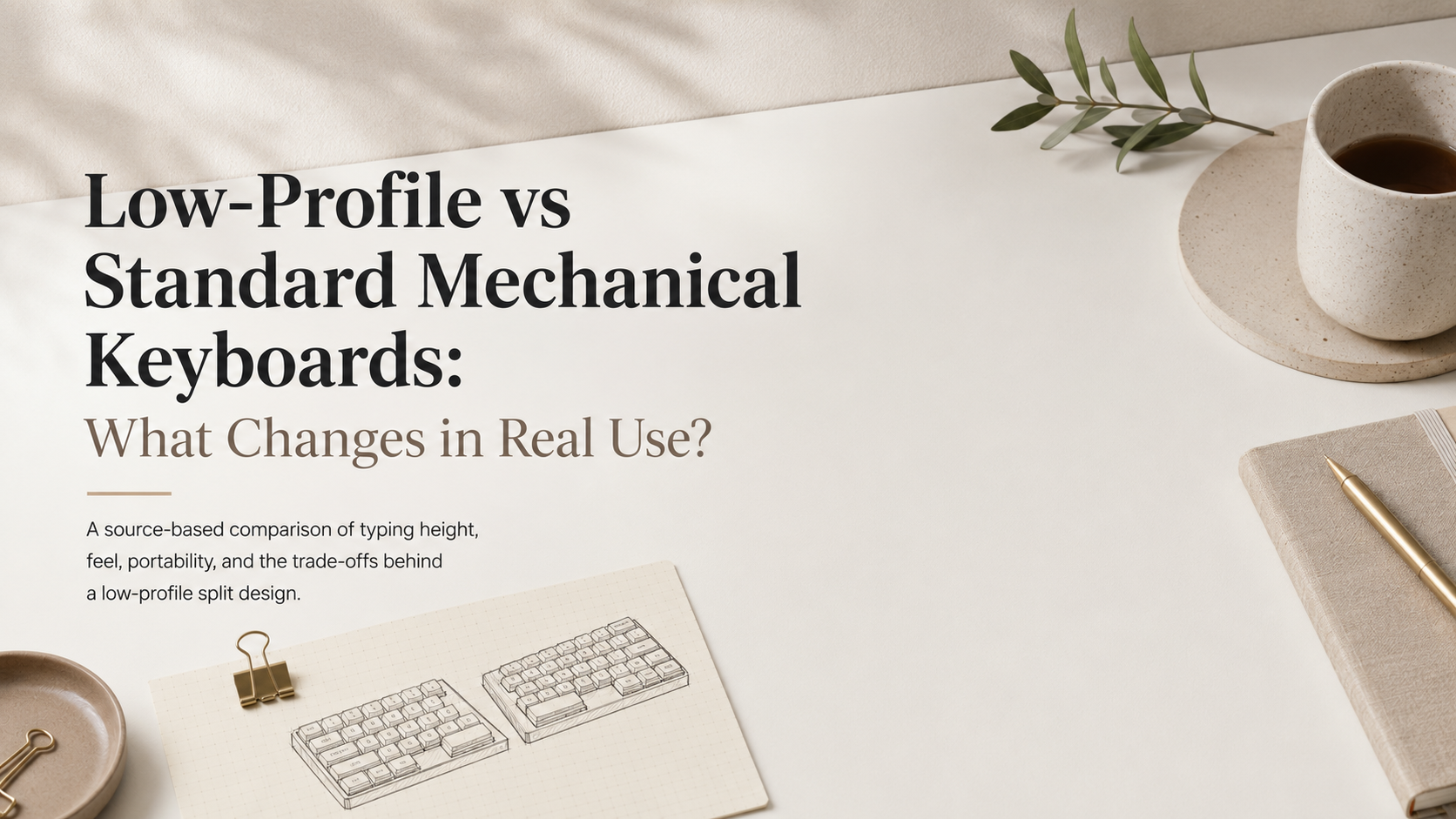 Low-Profile vs Standard Mechanical Keyboards: What Changes in Real Use?