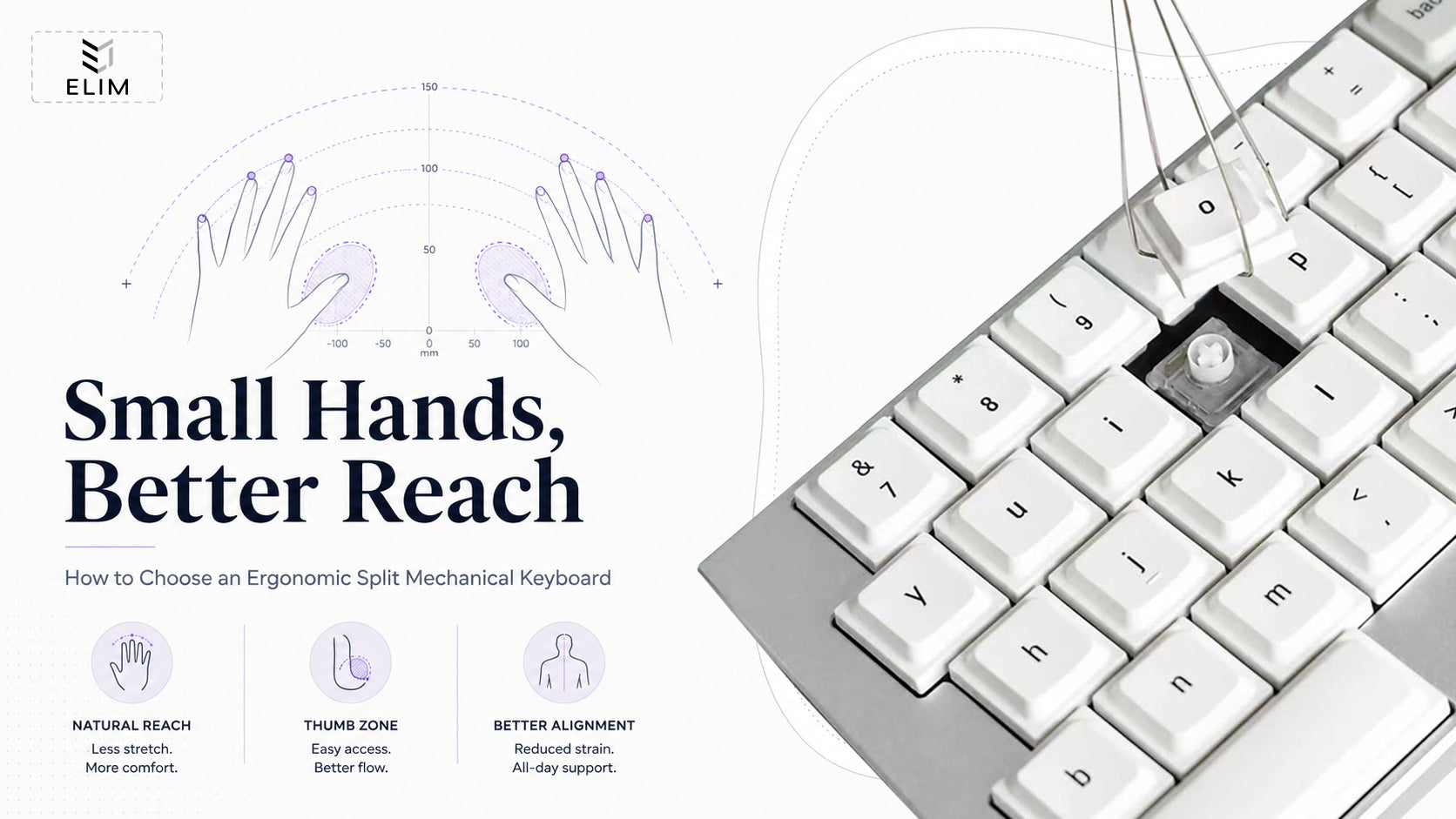 How to Choose an Ergonomic Split Mechanical Keyboard for Small Hands