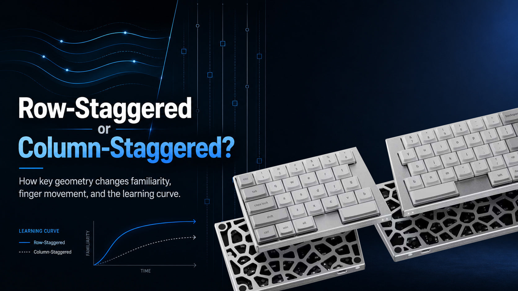 Row-Staggered vs Column-Staggered Split Keyboards: Which Layout Should You Choose?