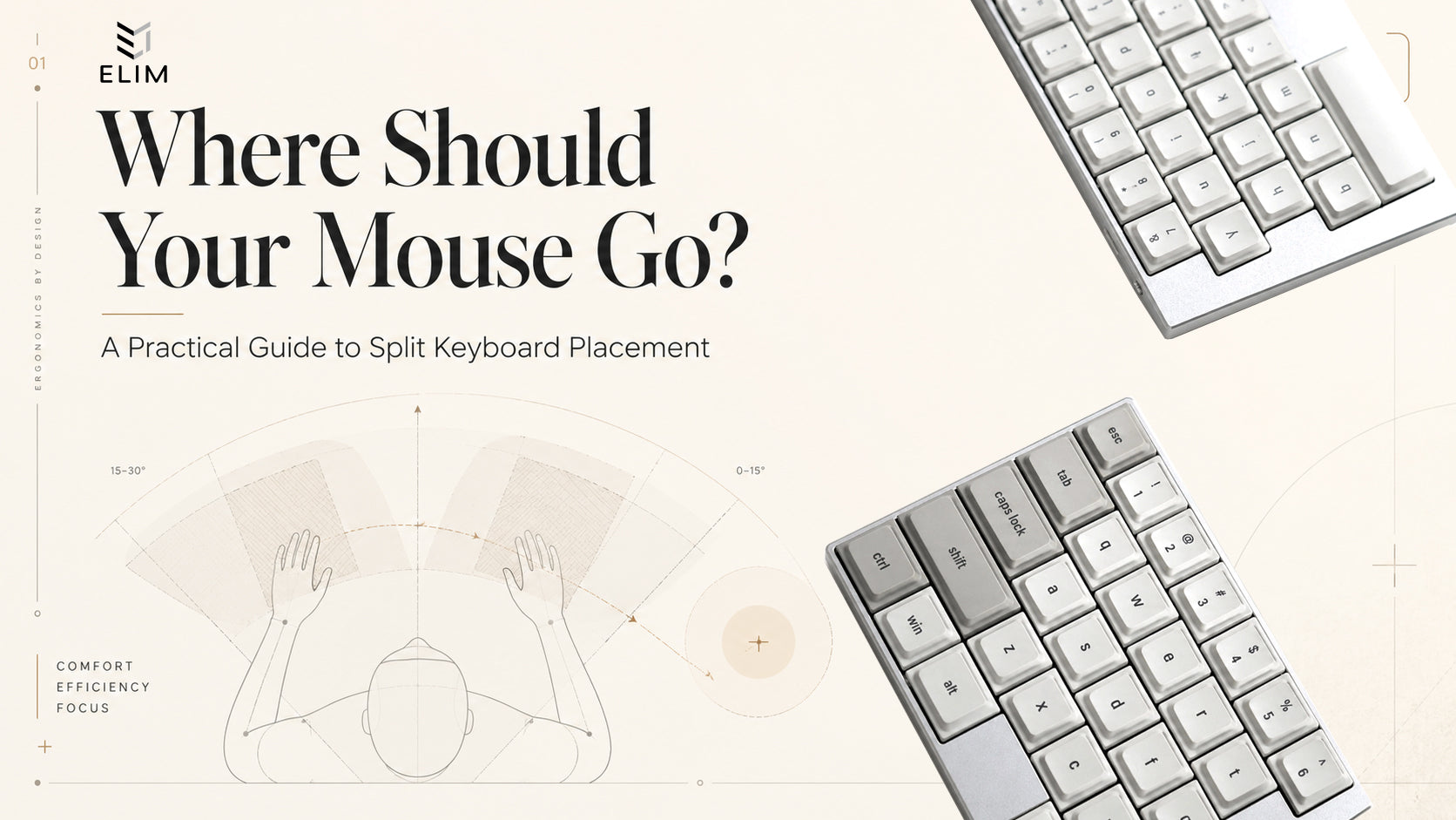 Where Should You Put Your Mouse with a Split Keyboard?