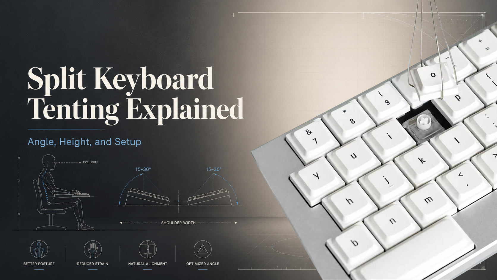 Split Keyboard Tenting Explained: Angle, Height, and Setup