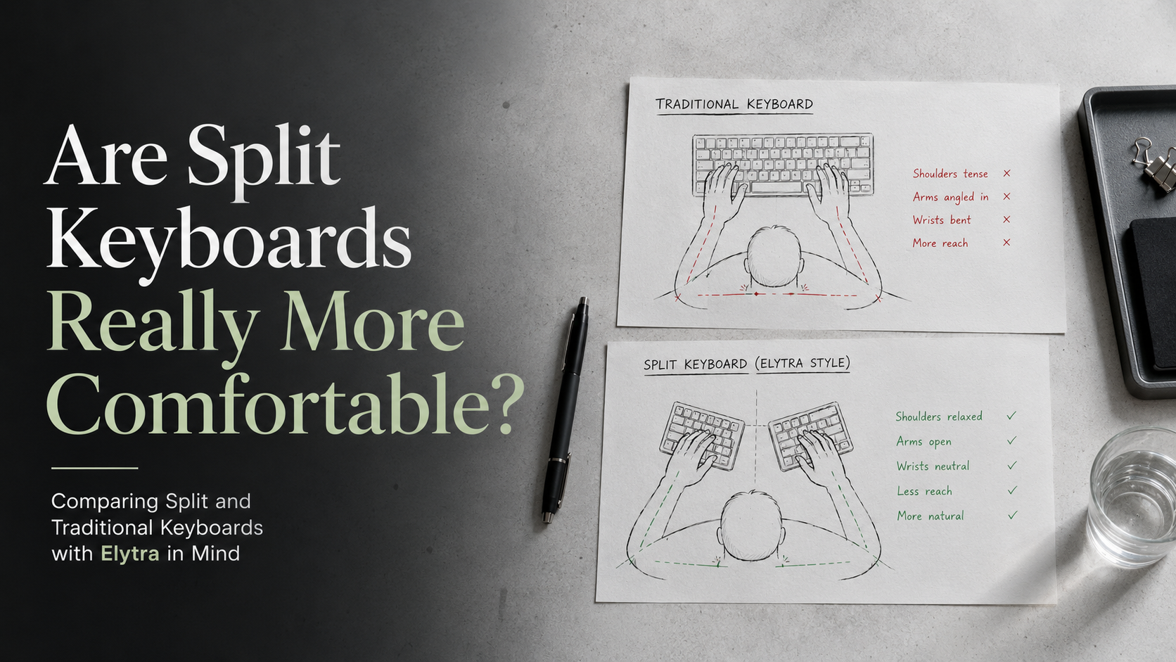 How to Position a Split Keyboard for Better Wrist and Shoulder Comfort