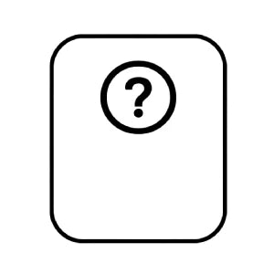 A minimalist line icon representing a help manual or support document with a question mark, used for the ElimKeys Elytra split keyboard FAQ and customer service section.
